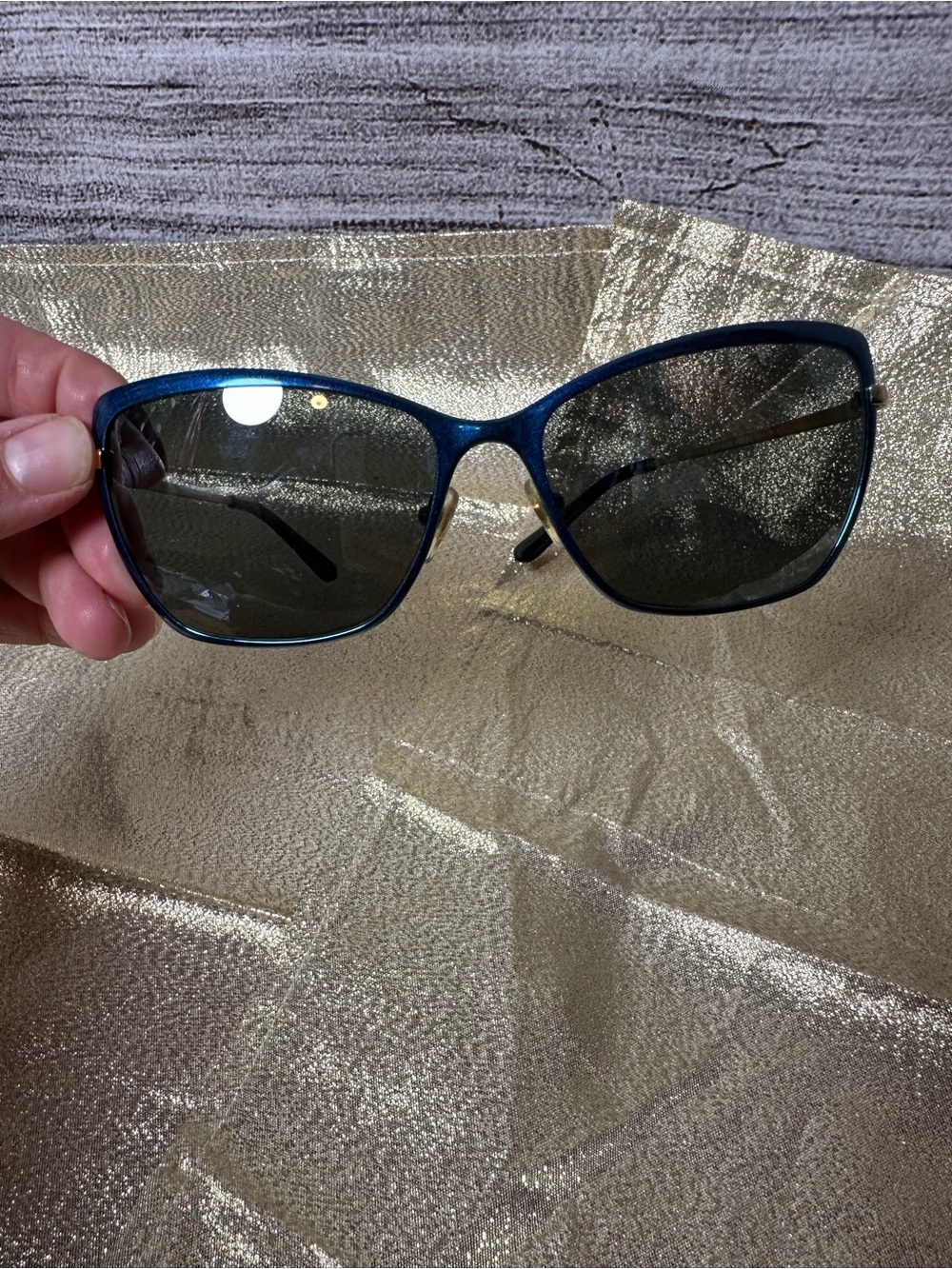 Tory Burch Women’s Blue Frame Sunglasses NO CASE